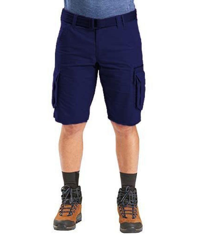     			Reoutlook Blue Cotton Blend Men's Cargos ( Pack of 1 )