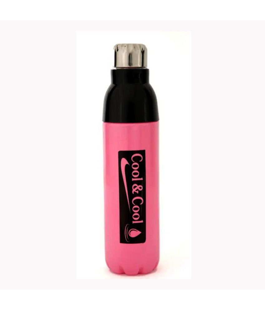     			Swaraa Kitchenware Pink Plastic Water Bottle 1000 mL ( Set of 1 )