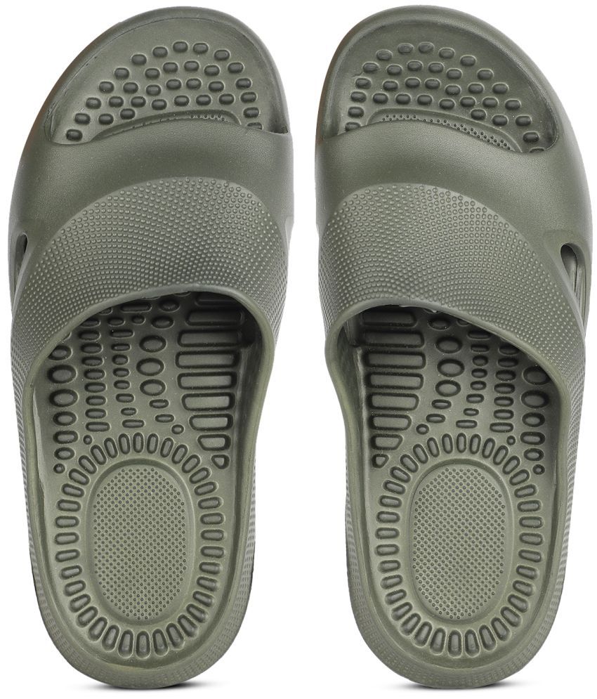     			HEATUP FOOTWEAR Mint Green Men's Slide Flip Flop