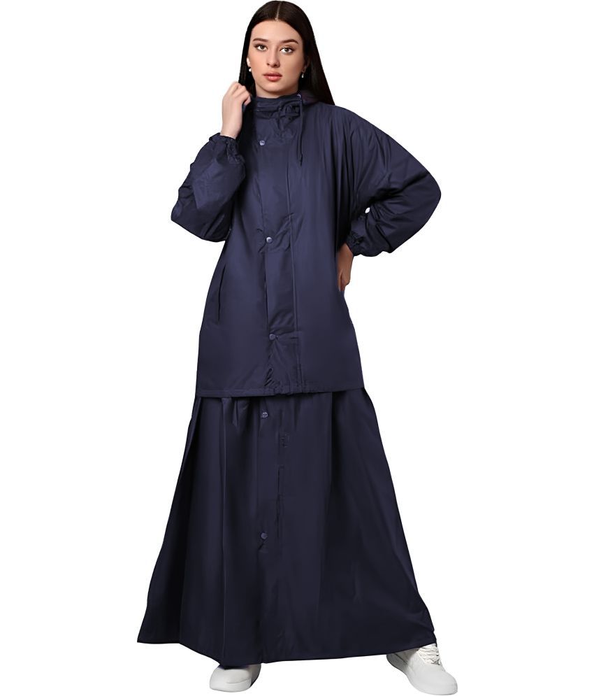     			MULTIWA Nylon Raincoat Set - Blue