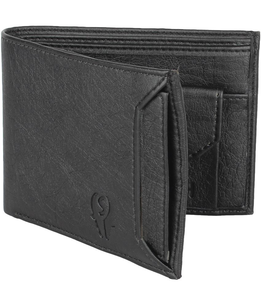     			samtroh Faux Leather Colorblock Men's Regular Wallet With 5 Slots For Card ( Black , Pack of 1 )