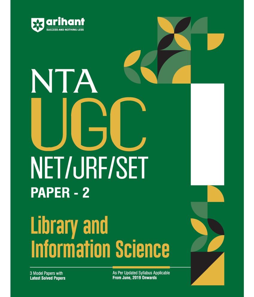     			Arihant NTA UGC NET/ JRF/ SET PAPER-2 Library and Information Science  As per updated syllabus 3 Model Papers with latest solved papers