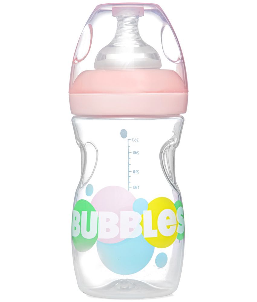     			Bubbles 260 Pink Feeding Bottle ( Pack of 1 )