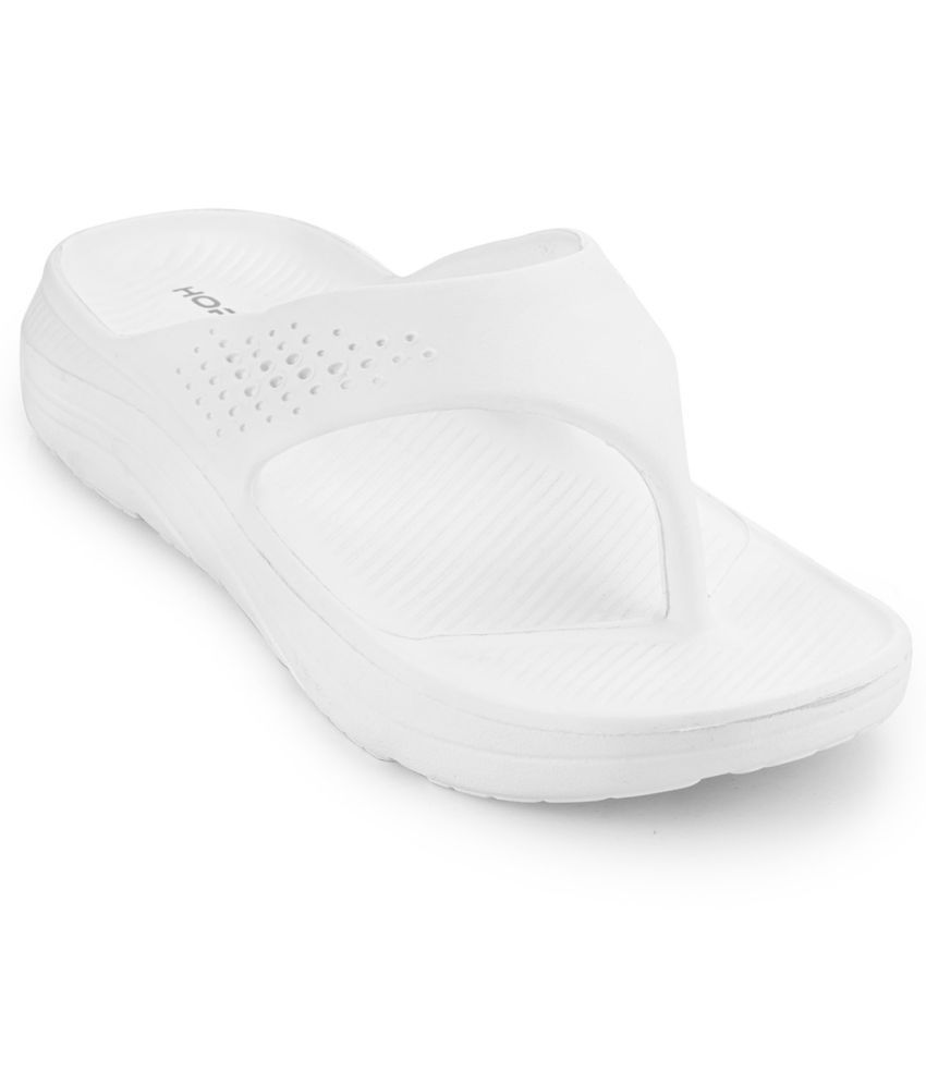     			HOPPA White Men's Thong Flip Flop