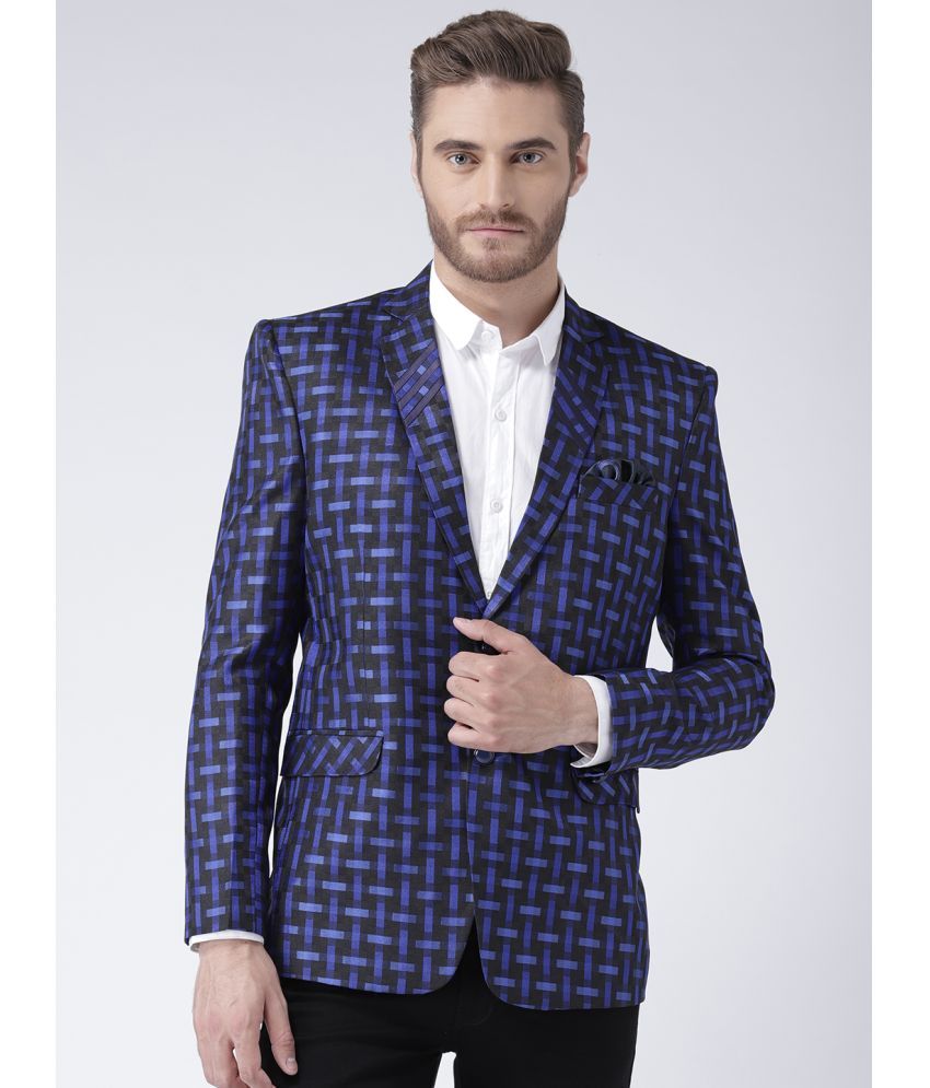     			Hangup Viscose Men's Blazer - Blue ( Pack of 1 )