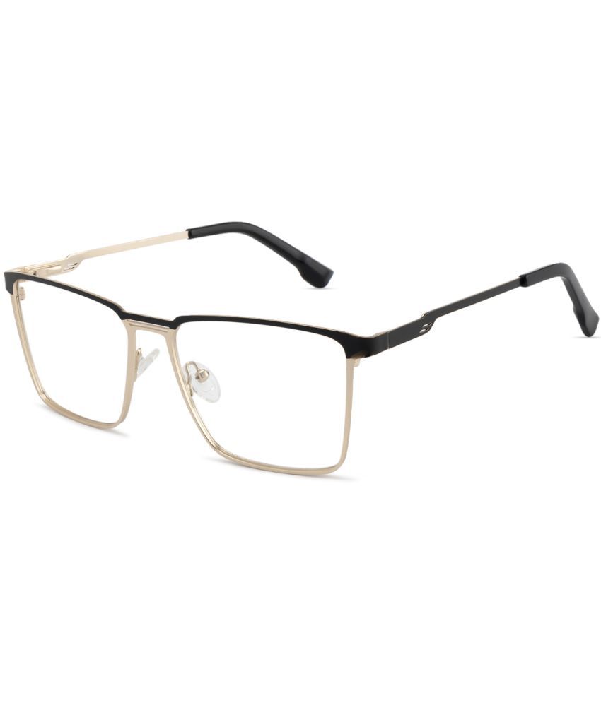     			Hexxa Black Rectangular Eyeglass Frame ( Pack of 1 )