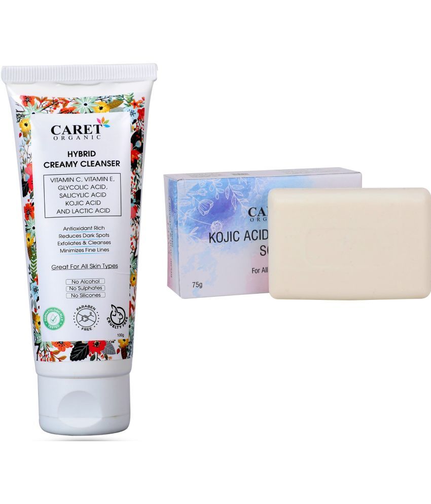     			Hybrid Creamy Cleanser (100ml) AND Kojic & Vitamin C Soap (75g) (2 Items in the set)