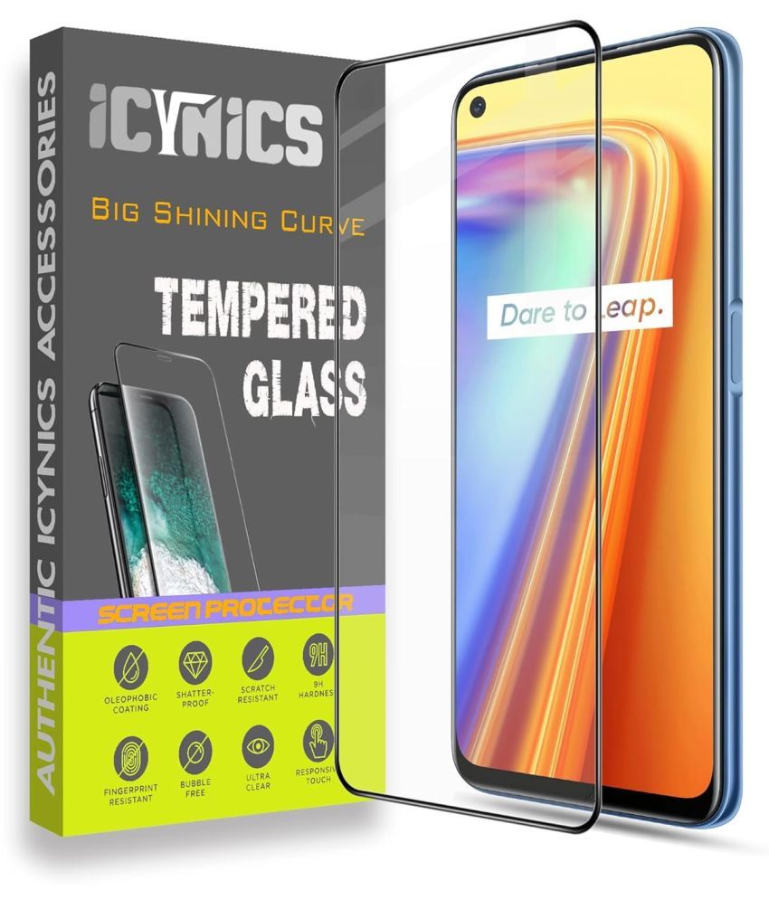     			Icynics Tempered Glass Compatible For Realme 7 ( Pack of 1 )