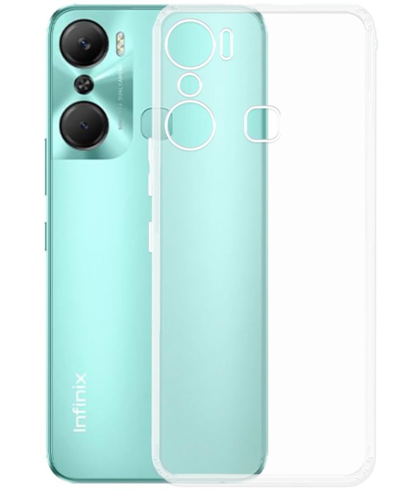     			Megha Star*** Plain Cases Compatible For Silicon INFINIX HOT 12 PRO ( )