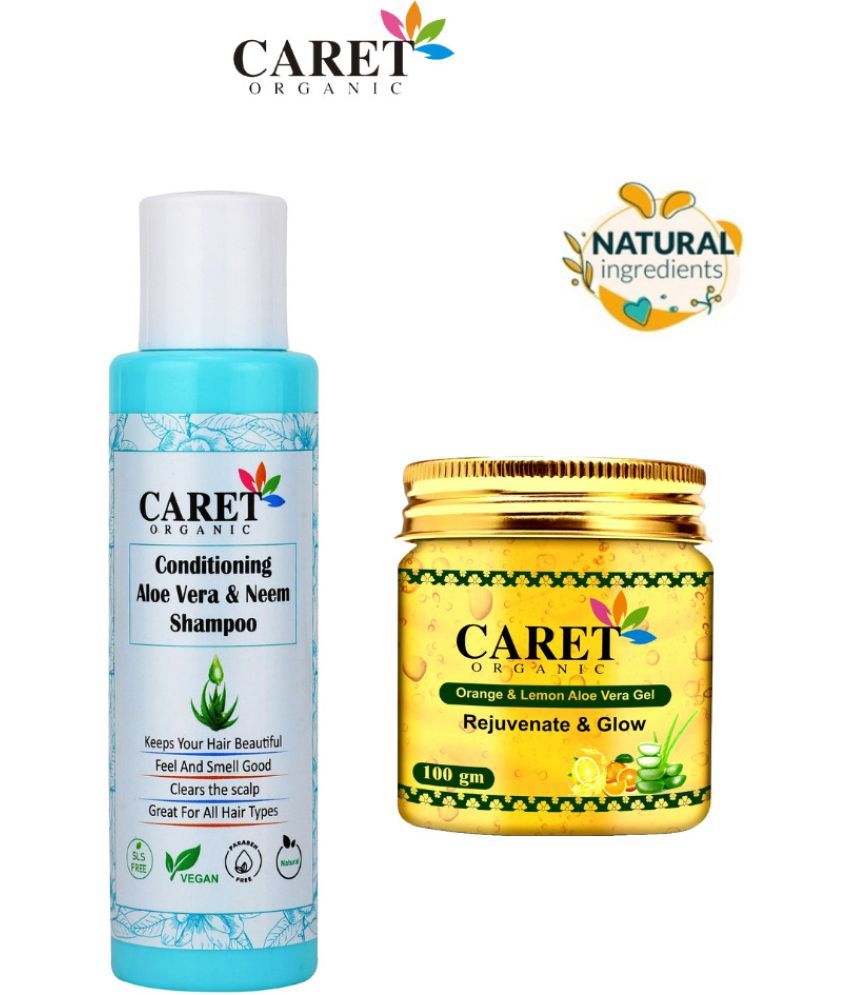     			Neem Aloe Vera Shampoo And Aloevera Vitamin C Gel - Paraben Free- Natural (2 Items in the set)