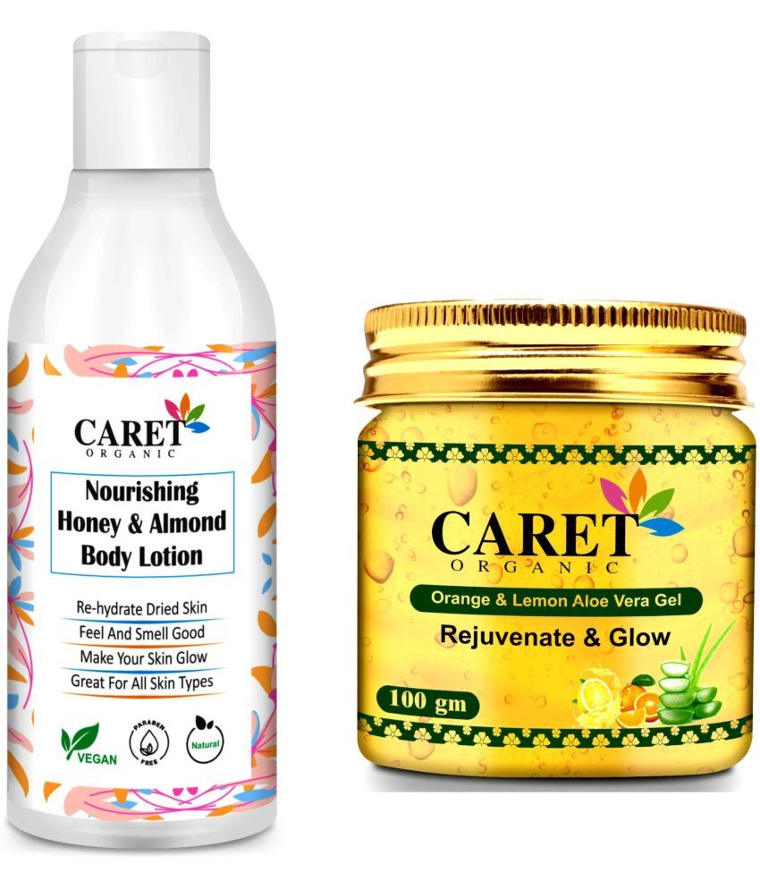     			NourishingHoneyAlmondBodyLotion(250ml)ANDVitaminCAloeveraGel(100g)-Packof2(2Itemsintheset)