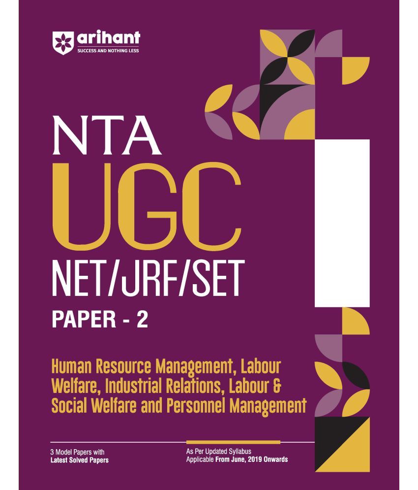     			Nta UGC Net/Jrf/Set Human Resource Management,Labour Welfare,Industrial Relations,Labour & Social Welfare and Personnel Management