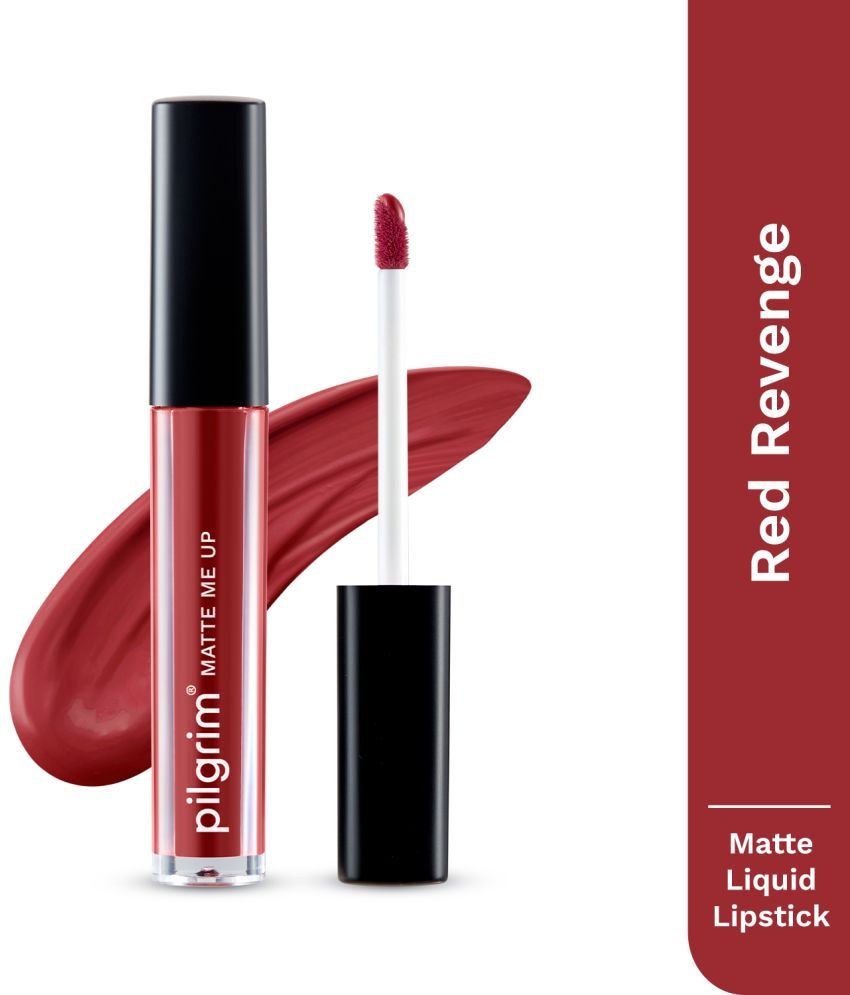     			PILGRIM Red Matte Lipstick 3