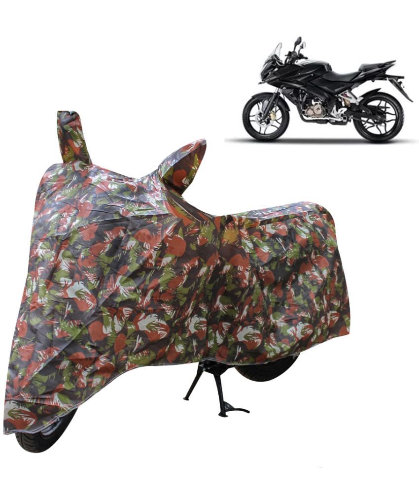     			AUTORET Bike Body Cover for Bajaj Pulsar AS 200 ( Pack of 1 ) , Jungle