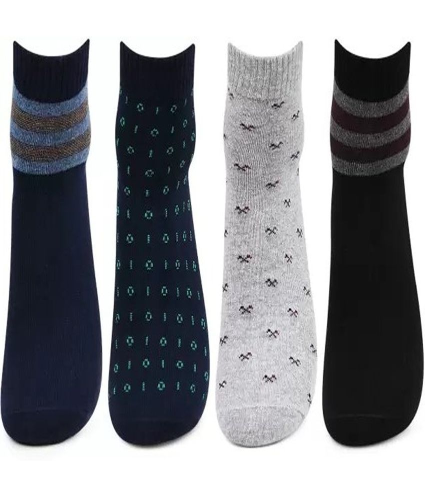     			Cavenders Pack of 5 Men's Cotton Blend Ankle Length Socks ( Multicolor 3 )