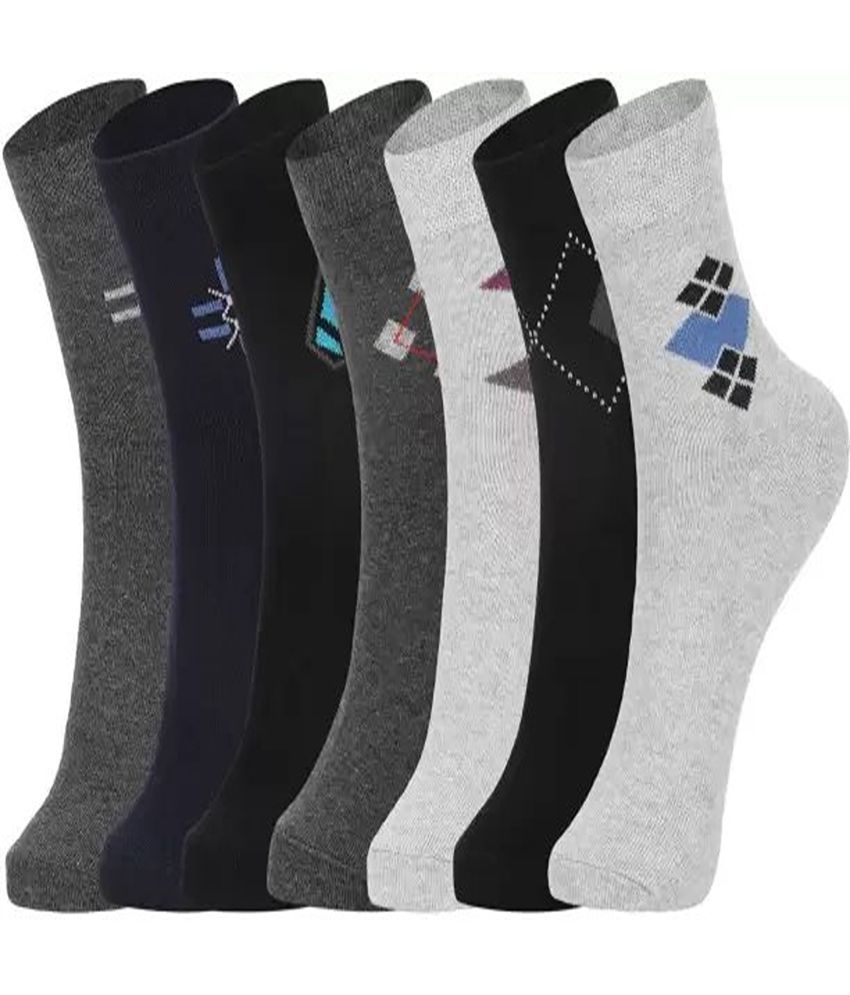     			Cavenders Pack of 5 Men's Cotton Blend Ankle Length Socks ( Multicolor 1 )