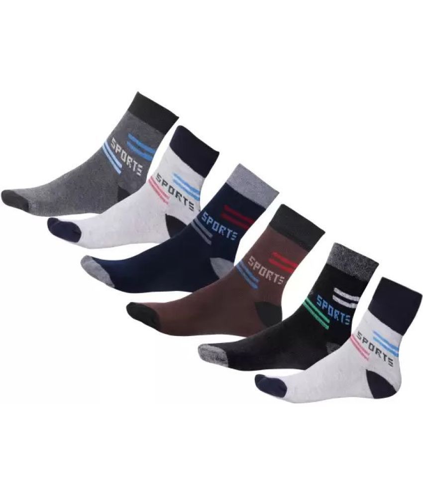     			Cavenders Pack of 5 Men's Cotton Blend Ankle Length Socks ( Multicolor 3 )