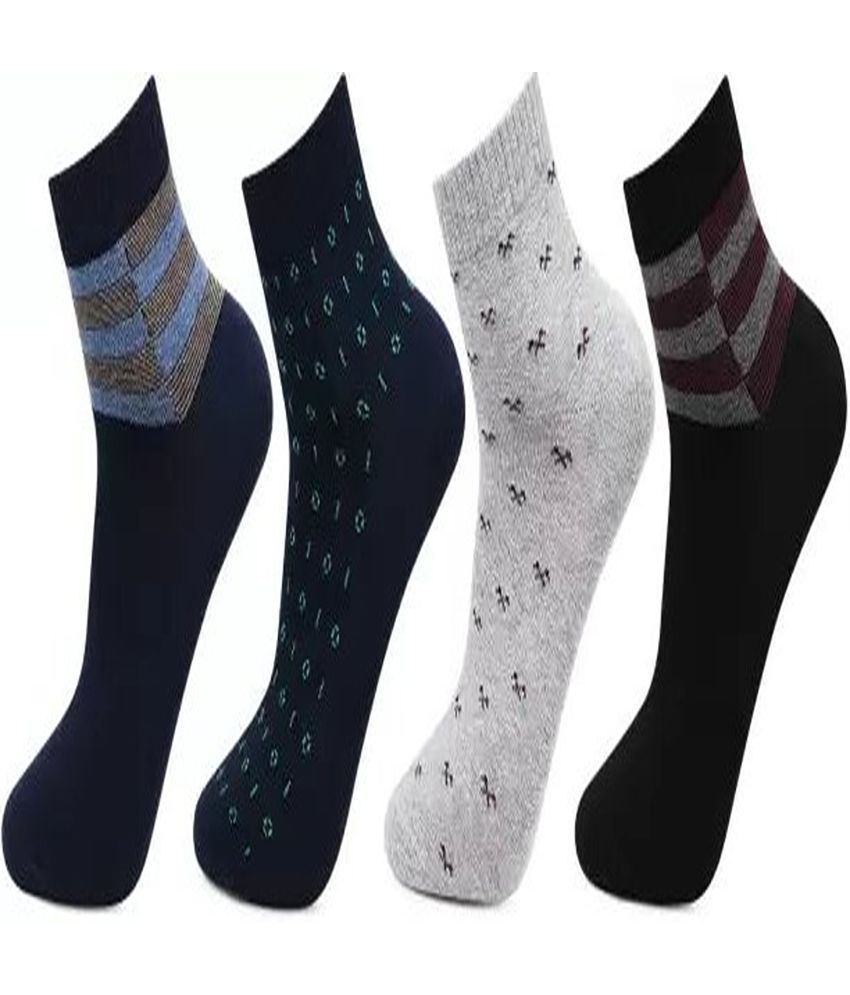     			Cavenders Pack of 5 Men's Cotton Blend Ankle Length Socks ( Multicolor 3 )