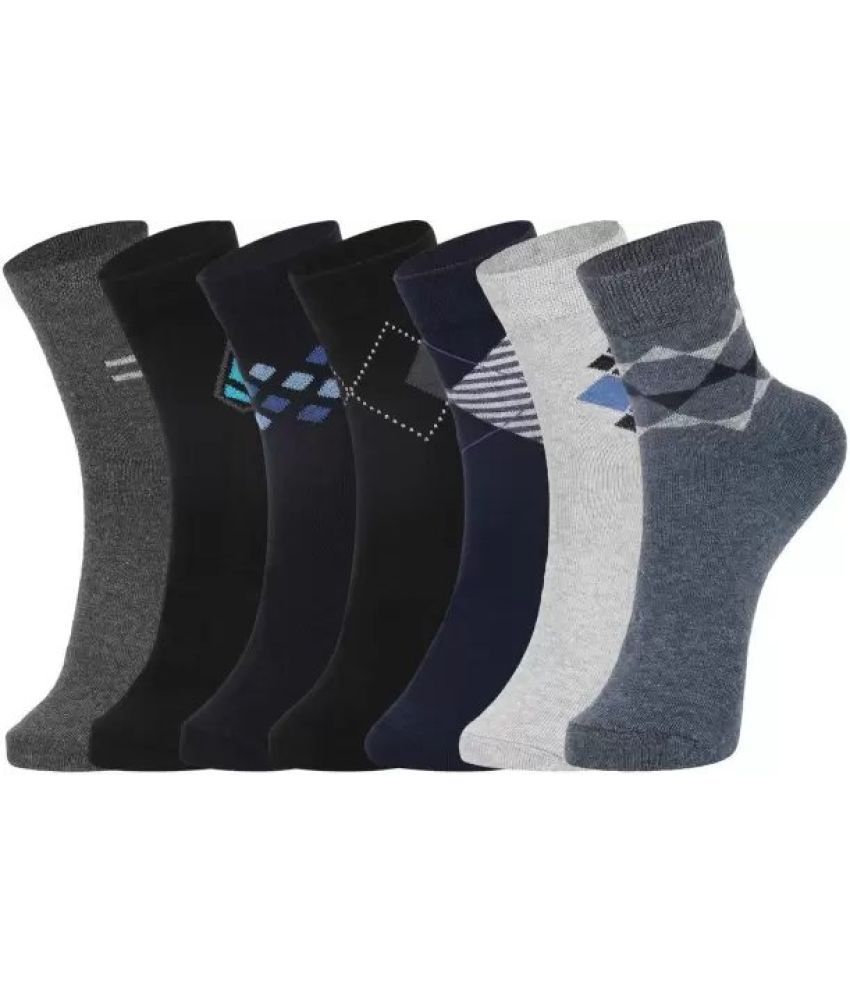     			Cavenders Pack of 5 Men's Cotton Blend Ankle Length Socks ( Multicolor 4 )