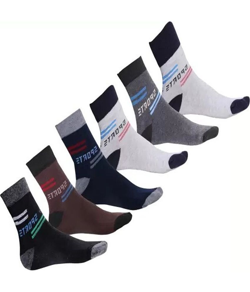     			Cavenders Pack of 5 Men's Cotton Blend Ankle Length Socks ( Multicolor 3 )