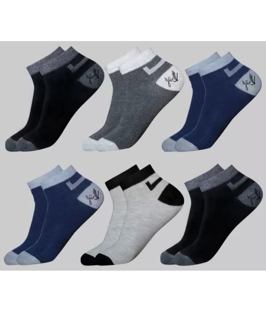     			Cavenders Pack of 5 Men's Cotton Blend Ankle Length Socks ( Multicolor 2 )