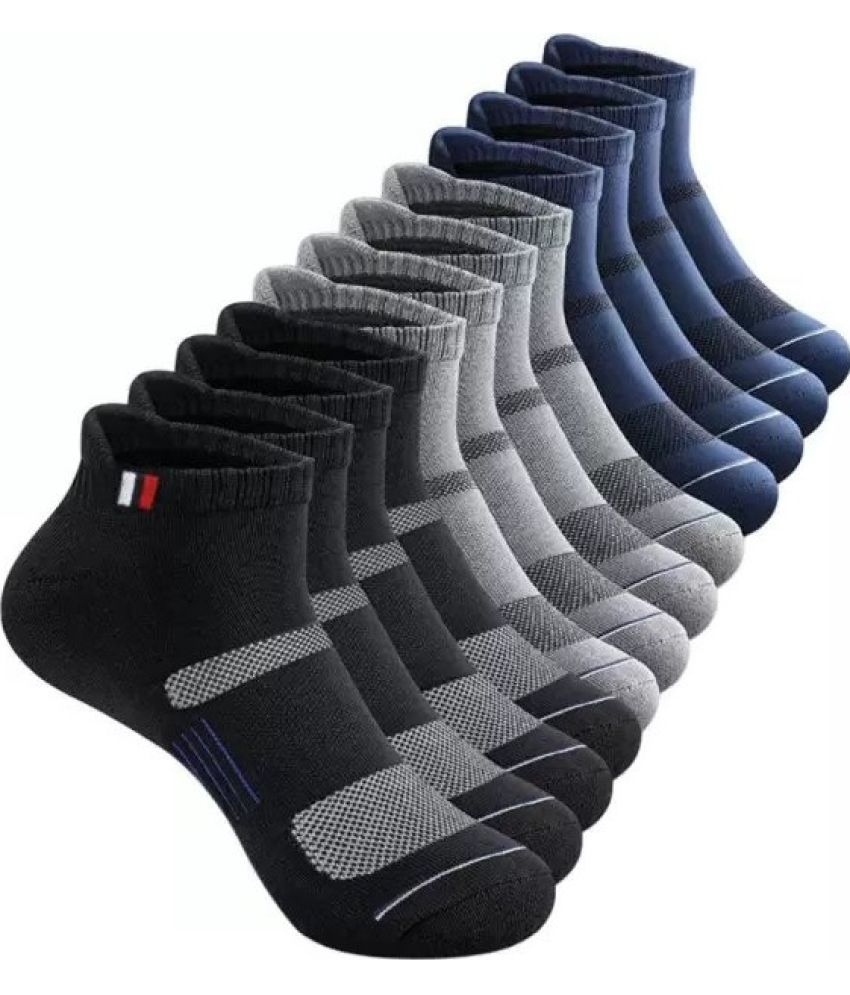     			Cavenders Pack of 5 Men's Cotton Blend Ankle Length Socks ( Multicolor 3 )