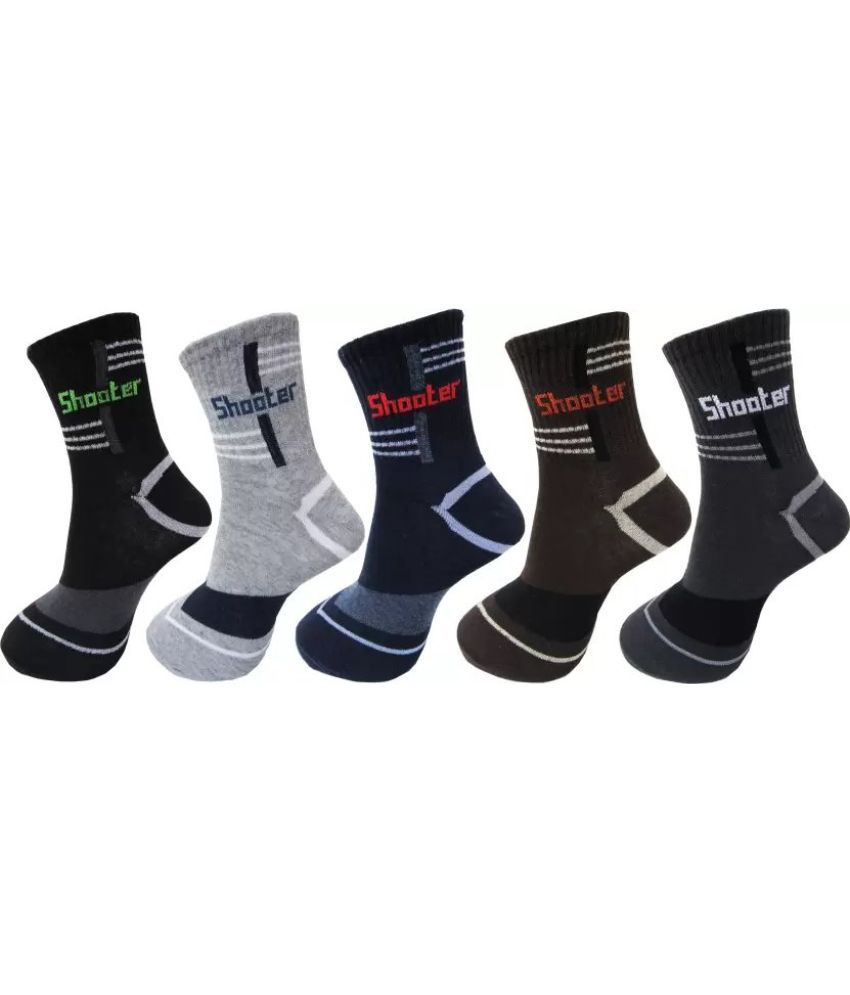     			Cavenders Pack of 5 Men's Cotton Blend Ankle Length Socks ( Multicolor 4 )