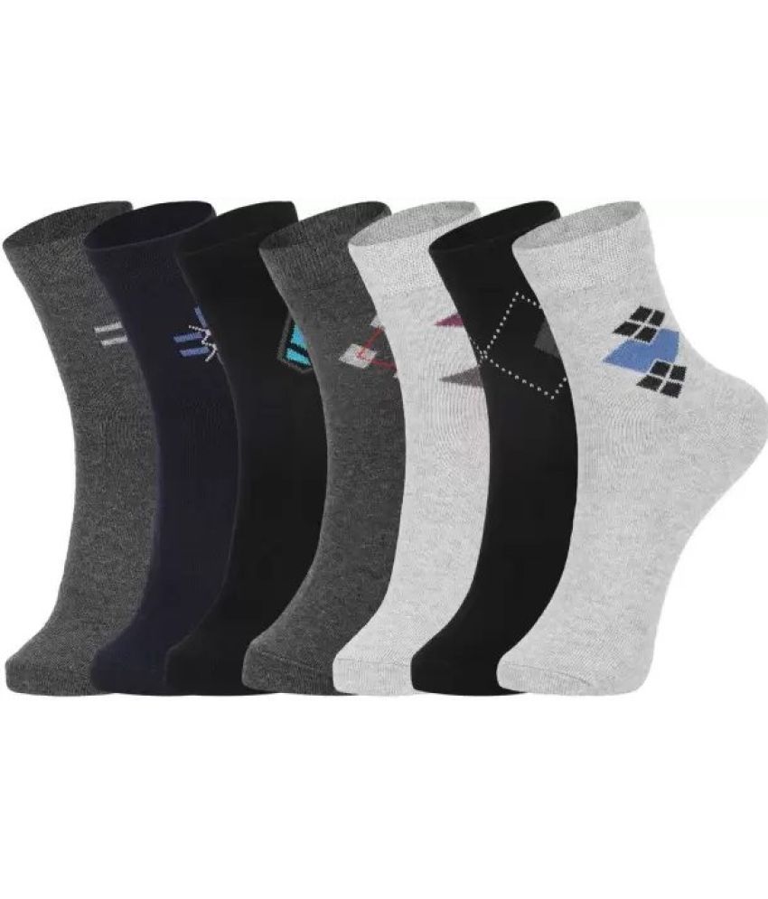     			Cavenders Pack of 5 Men's Cotton Blend Ankle Length Socks ( Multicolor 3 )