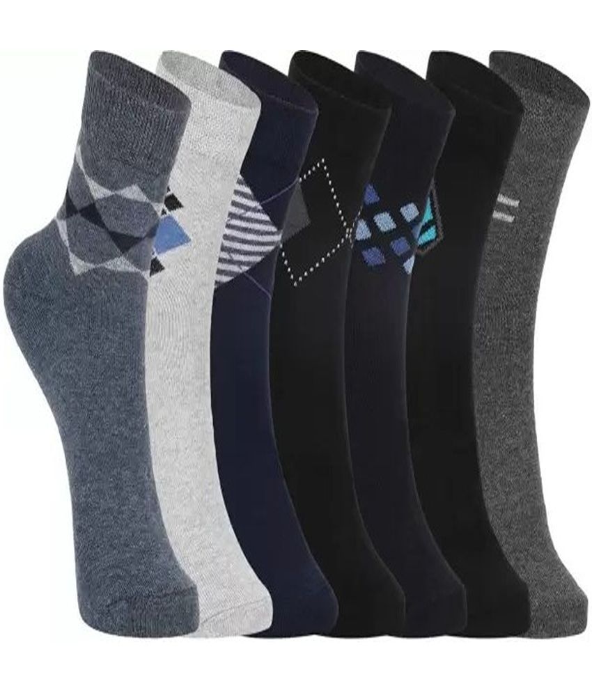     			Cavenders Pack of 5 Men's Cotton Blend Ankle Length Socks ( Multicolor 3 )