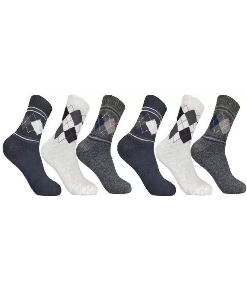     			Cavenders Pack of 5 Men's Cotton Blend Ankle Length Socks ( Multicolor 3 )