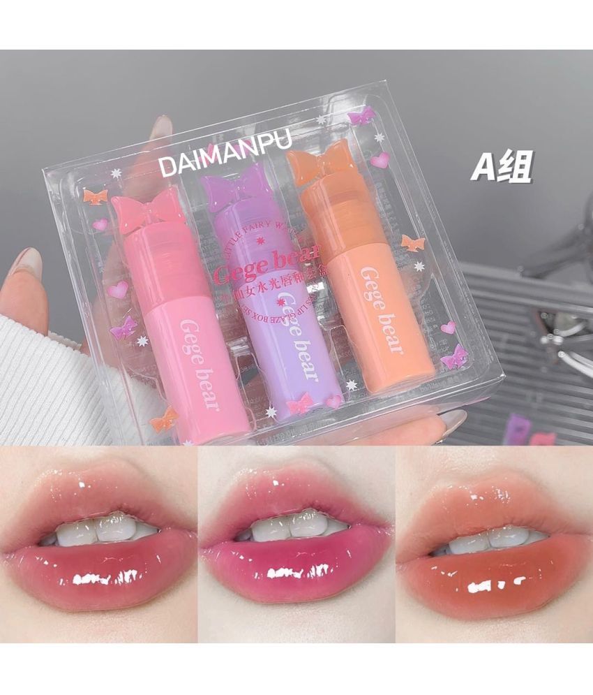     			DAIMANPU Red Glossy Lipstick 7.5