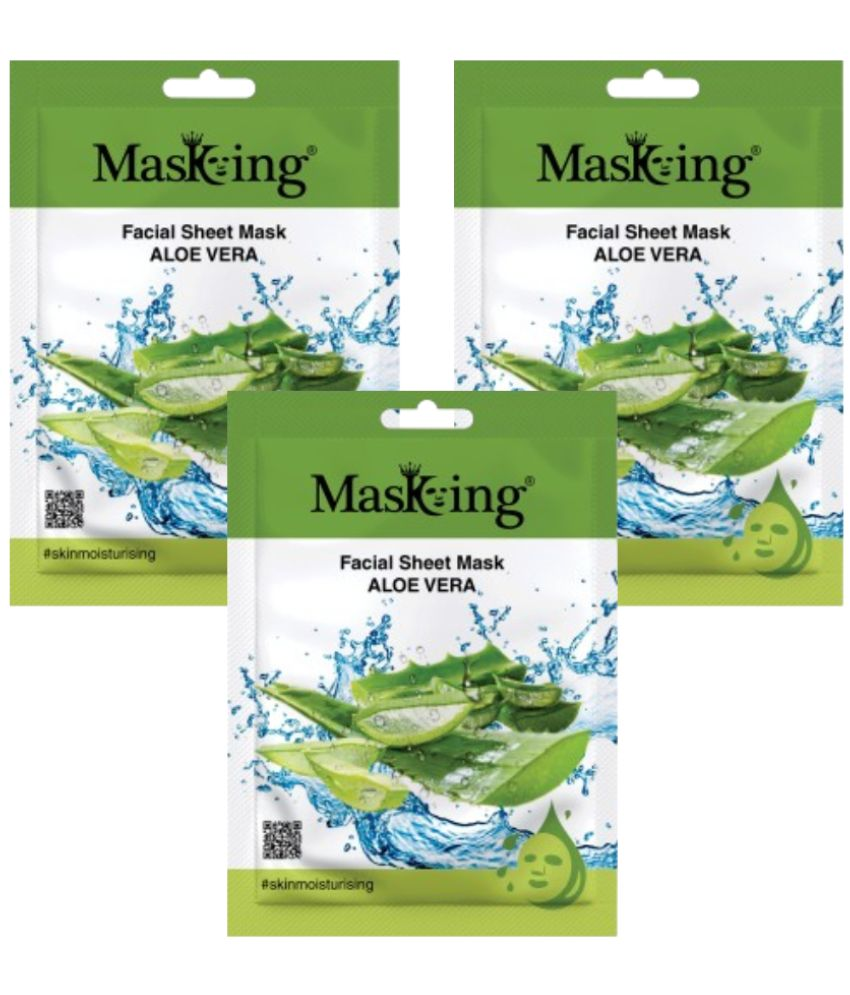     			Masking - Fairness Sheet Mask for Combination Skin ( Pack of 3 )