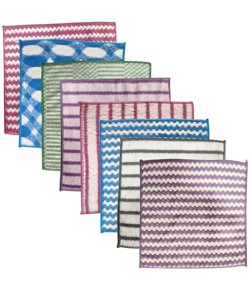     			Handkerchief for Women / Combo Face Towels (Colour & Print May Vary)(25 x 25 CM) Pack of 8