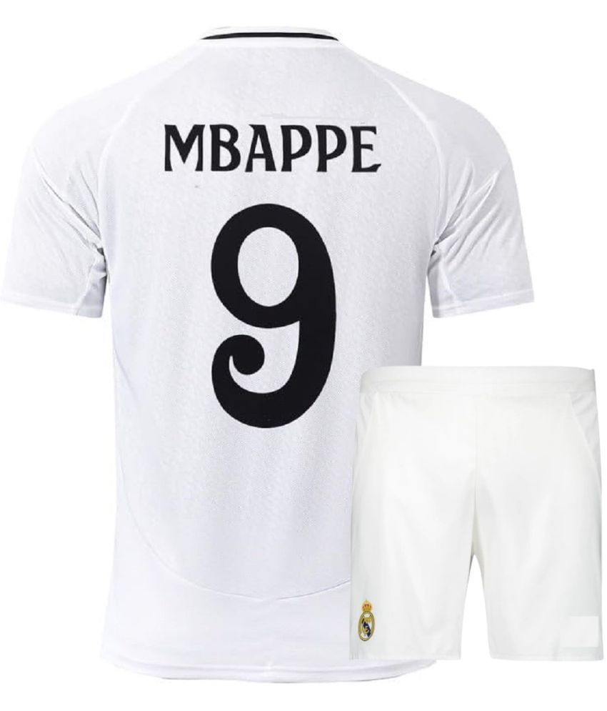     			REAL MADRID HOME JERSEY MBAPPE #9 PRINT 2024/25 -StadiumEX