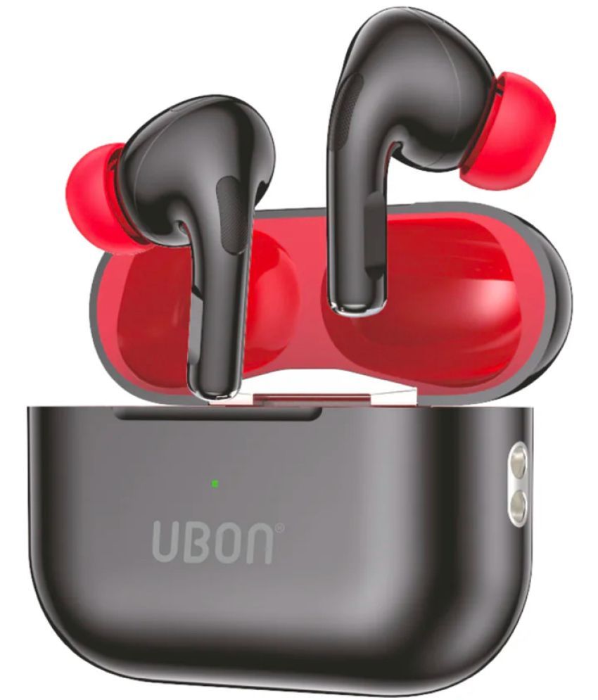     			UBON J26 EARBUDS Bluetooth True Wireless (TWS) On Ear 40 Hours Playback Active Noise cancellation IPX4(Splash & Sweat Proof) Black