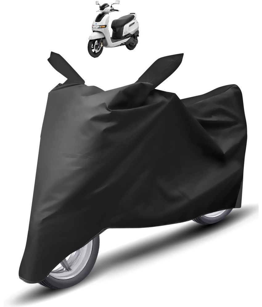     			Caronix Bike Body Cover for TVS iQube Electric ( Pack of 1 ) , Black