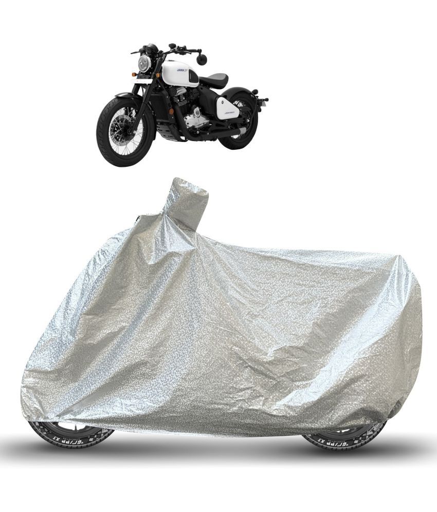     			Caronix Bike Body Cover for JAWA Bobber 350 ( Pack of 1 ) , Silver