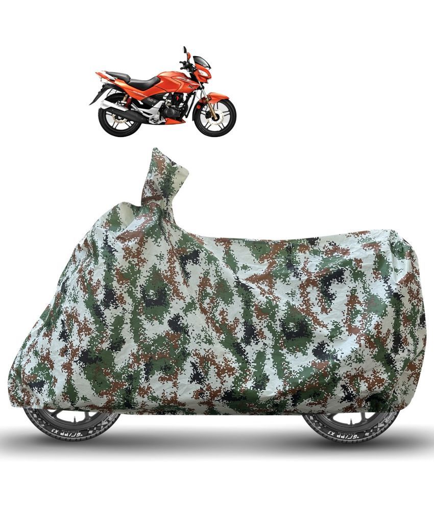     			Caronix Bike Body Cover for Hero CBZ Extreme ( Pack of 1 ) , Green