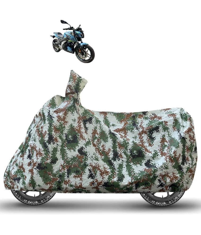     			Caronix Bike Body Cover for Bajaj Pulsar 160 NS DTS-i ( Pack of 1 ) , Green