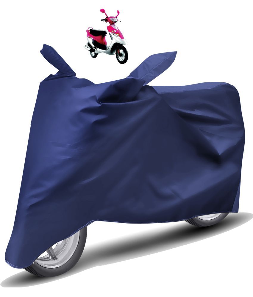     			Caronix Bike Body Cover for TVS Scooty Pep Plus ( Pack of 1 ) , Blue