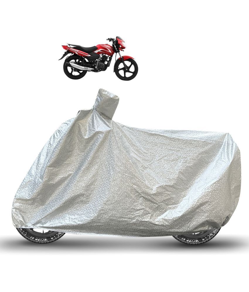     			Caronix Bike Body Cover for TVS Sport ( Pack of 1 ) , Silver