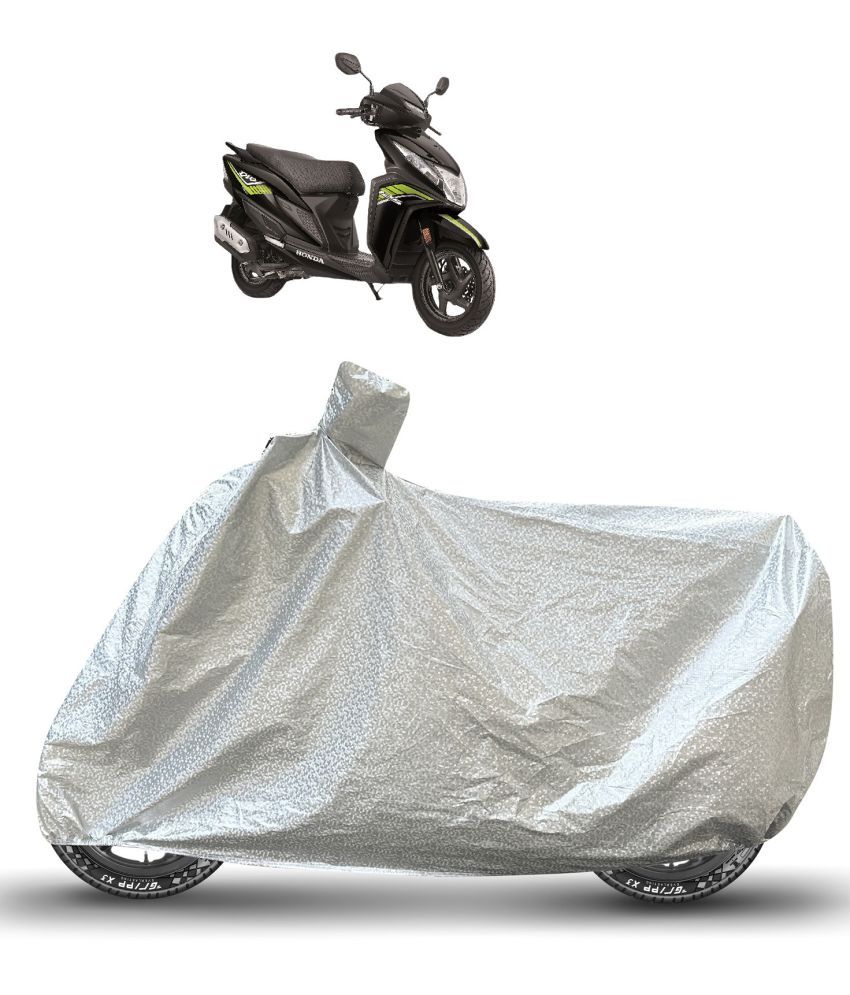     			Caronix Bike Body Cover for Honda Dio ( Pack of 1 ) , Silver