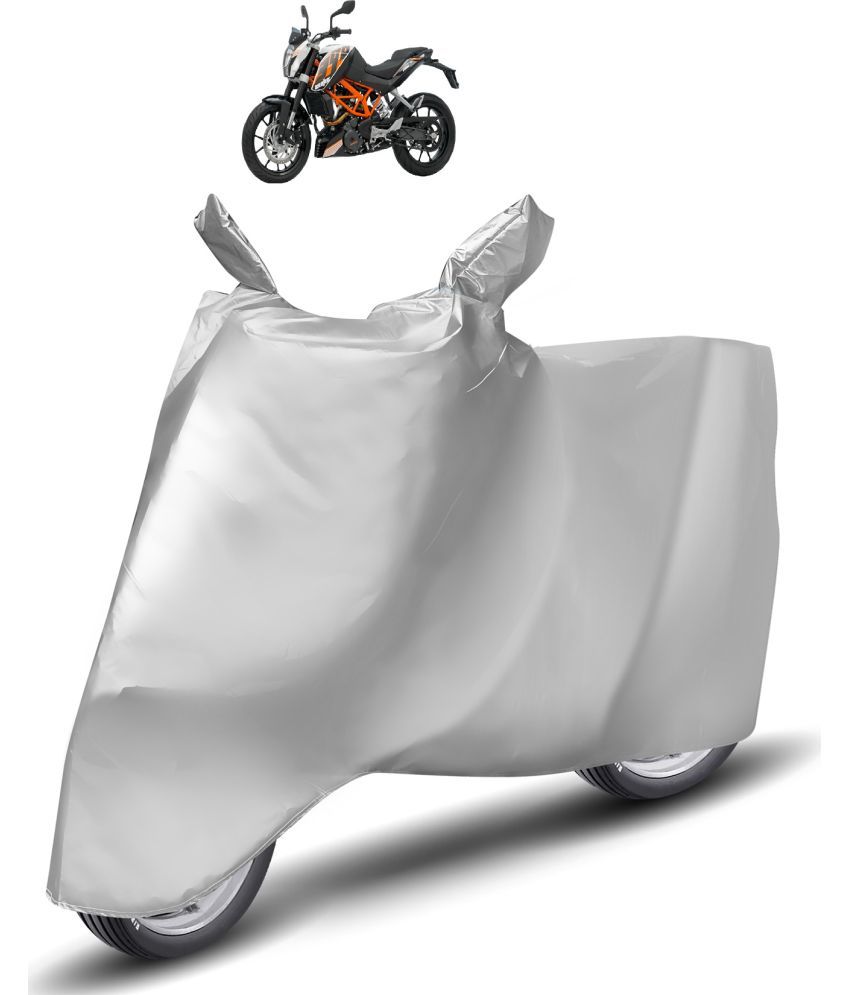     			Caronix Bike Body Cover for KTM 390 Duke ( Pack of 1 ) , Silver