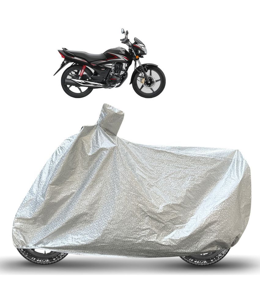     			Caronix Bike Body Cover for Honda CB Shine ( Pack of 1 ) , Silver