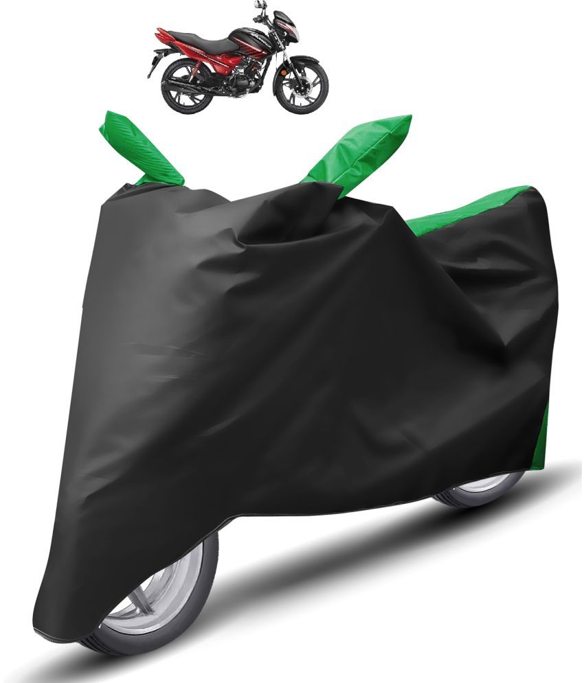     			Caronix Bike Body Cover for Hero Glamour ( Pack of 1 ) , Green