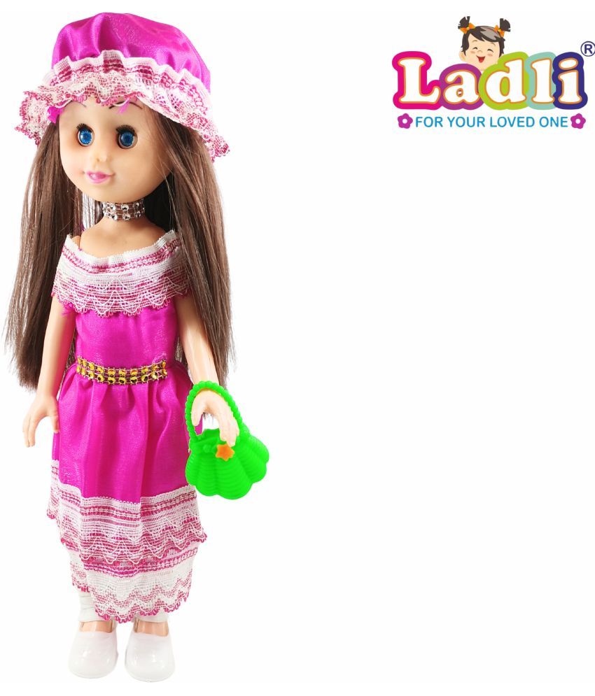     			Exclusive Pink 714 Girl Doll in Toy For Kids Age 2 years & Above 33 c.m.