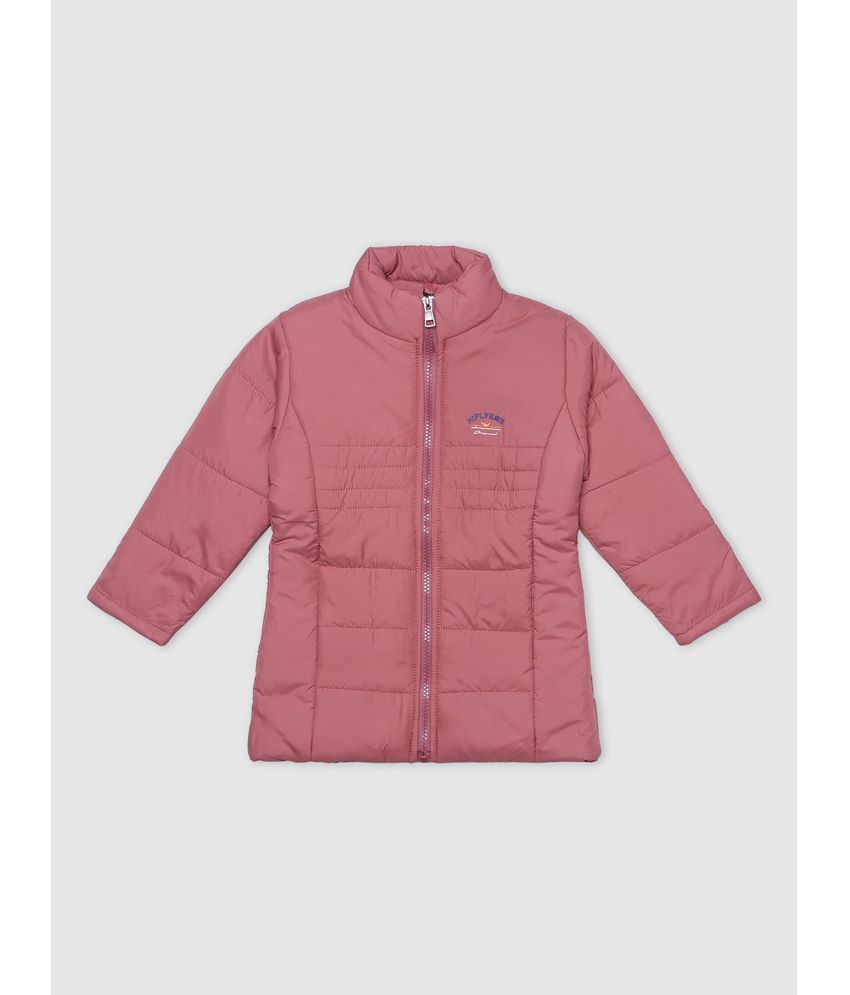     			Hiflyers Girls Polyester Quilted & Bomber Jacket For ( Pack of 1 , Pink )