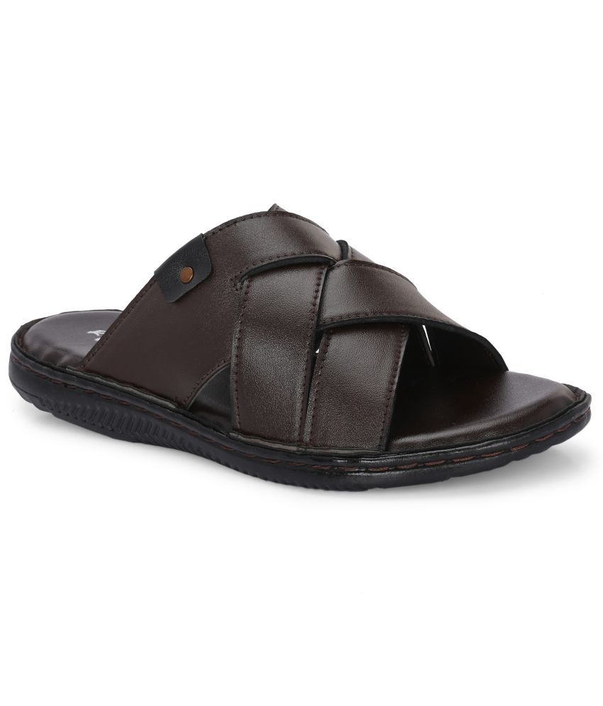     			Rising Wolf - Brown Men's Sandals