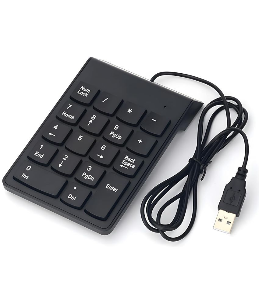     			TECHTOPIA Black USB Wired Numeric Keypad