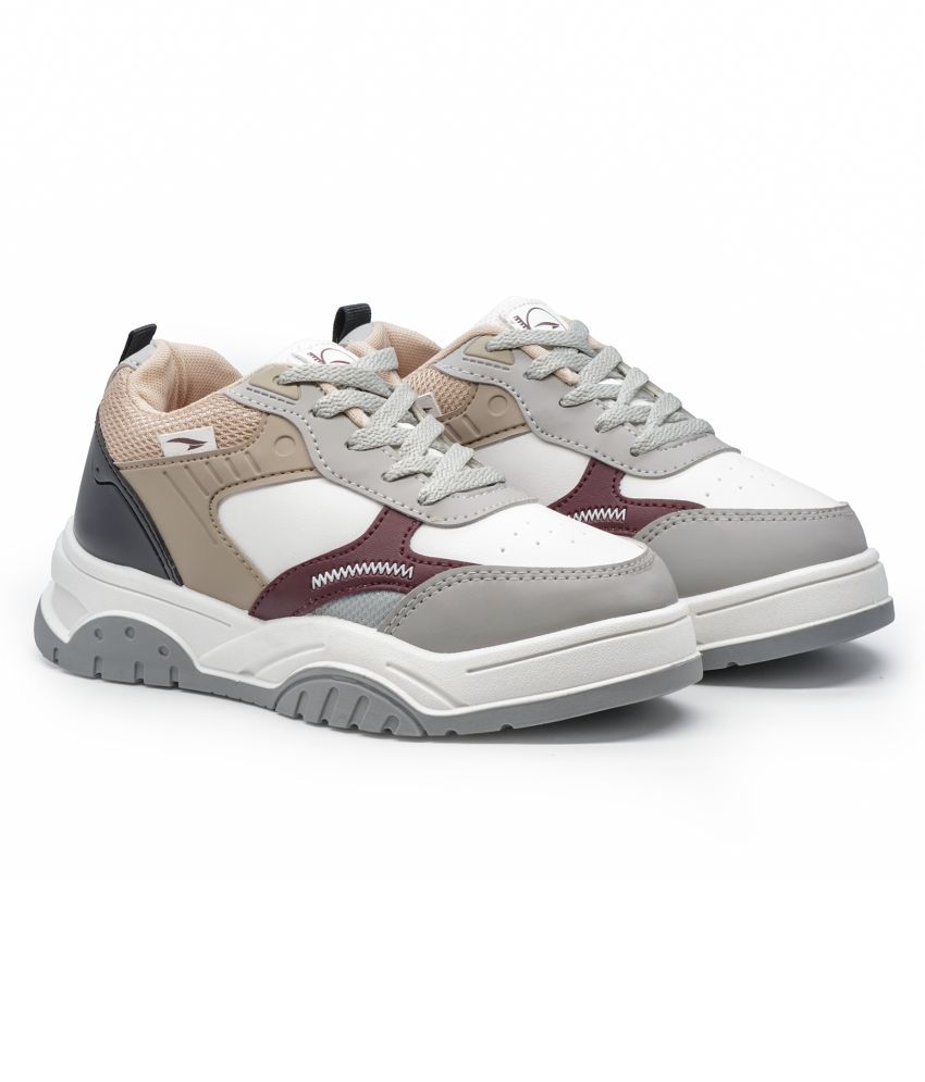     			ASIAN Beige Women's Sneakers